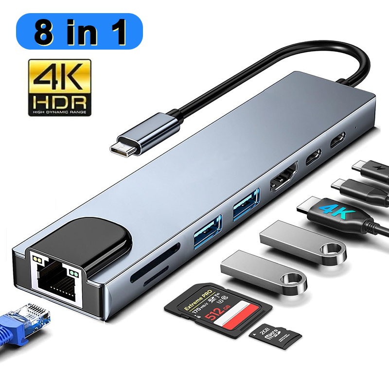 8 In 1 USB Type C Hub for MacB - Home Assistant Sd recension och pris
