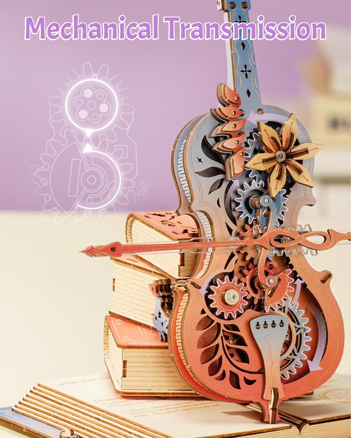 ROKR 3D Magic Cello - 3D Woode - Home Automation Diy recension och pris