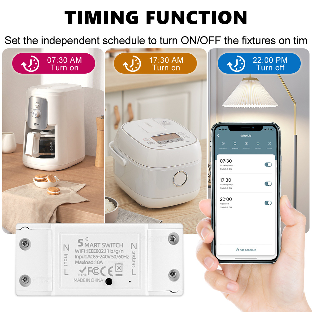 10A Basic R2 Relay WiFi Smart  - Sonoff Basic Switch recension och pris
