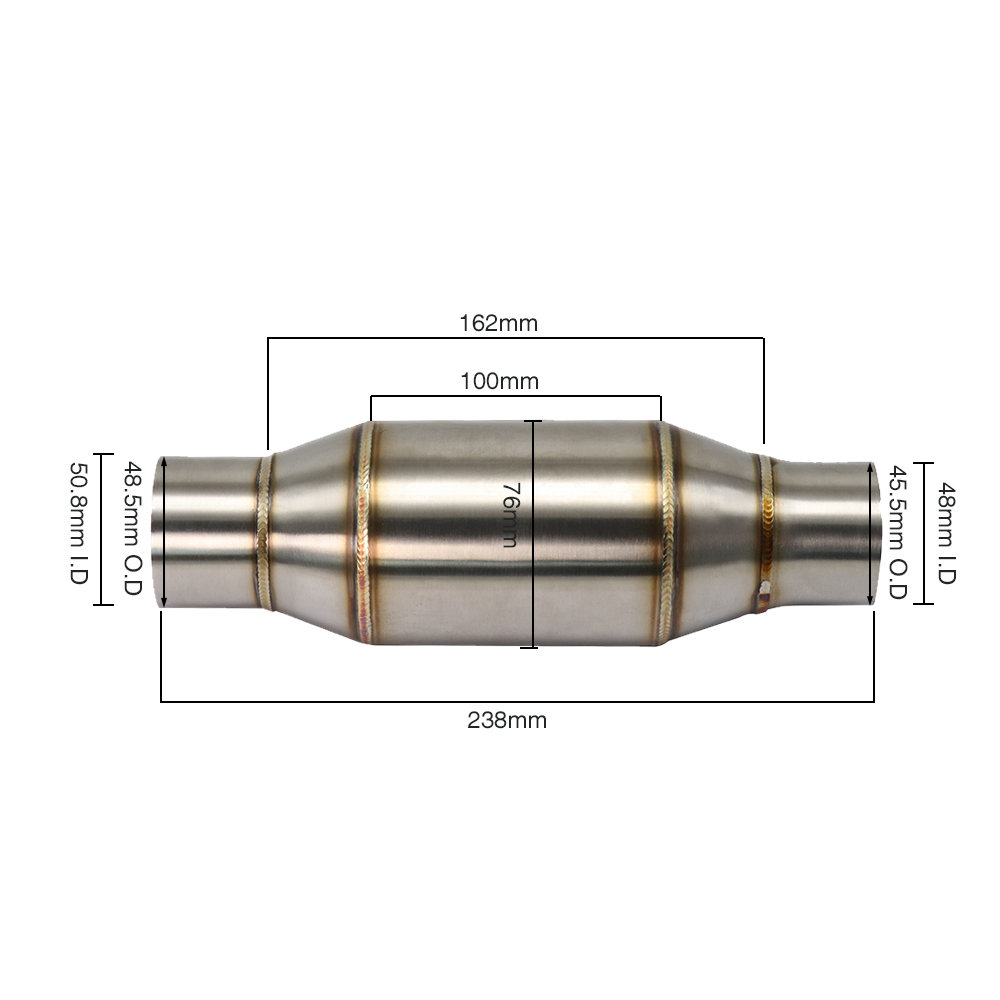 ZSDTRP 51MM Motorcycle Catalys - Ir Blaster Universal recension och pris